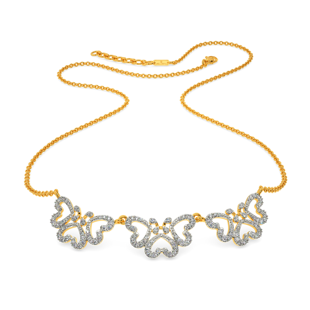 Sunset Sparkle Diamond Necklaces