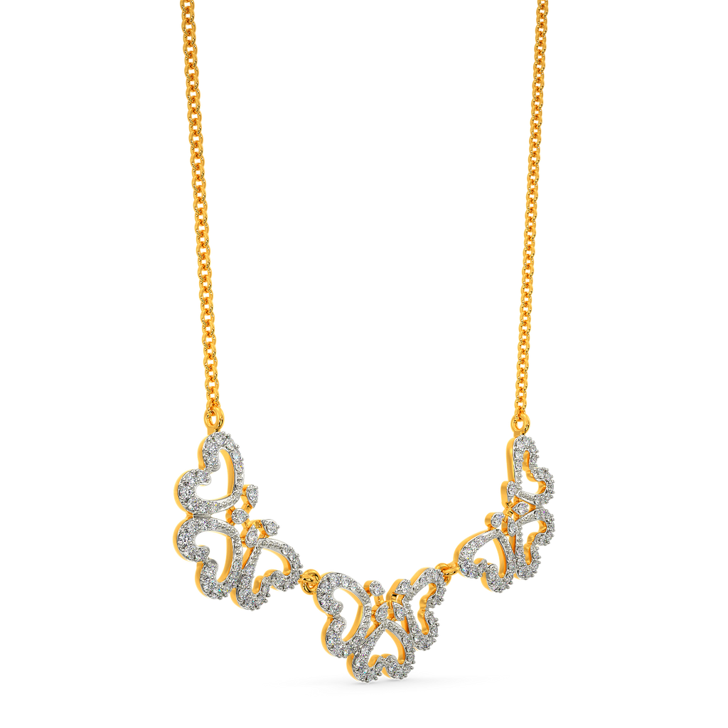 Sunset Sparkle Diamond Necklaces