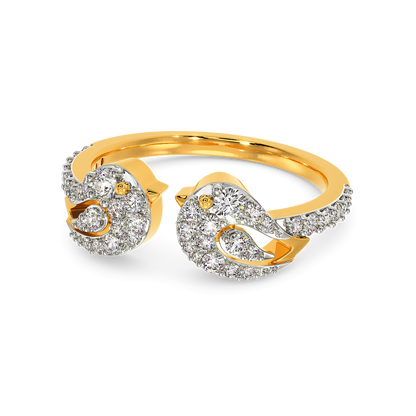 Cradled in Love Diamond Rings