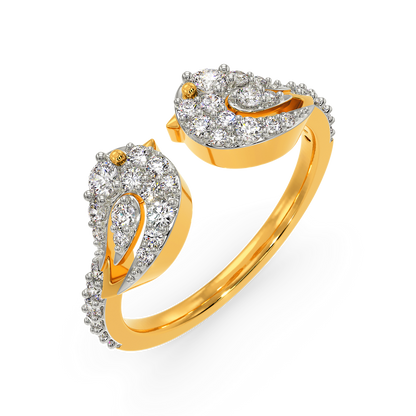 Cradled in Love Diamond Rings