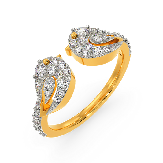 Cradled in Love Diamond Rings