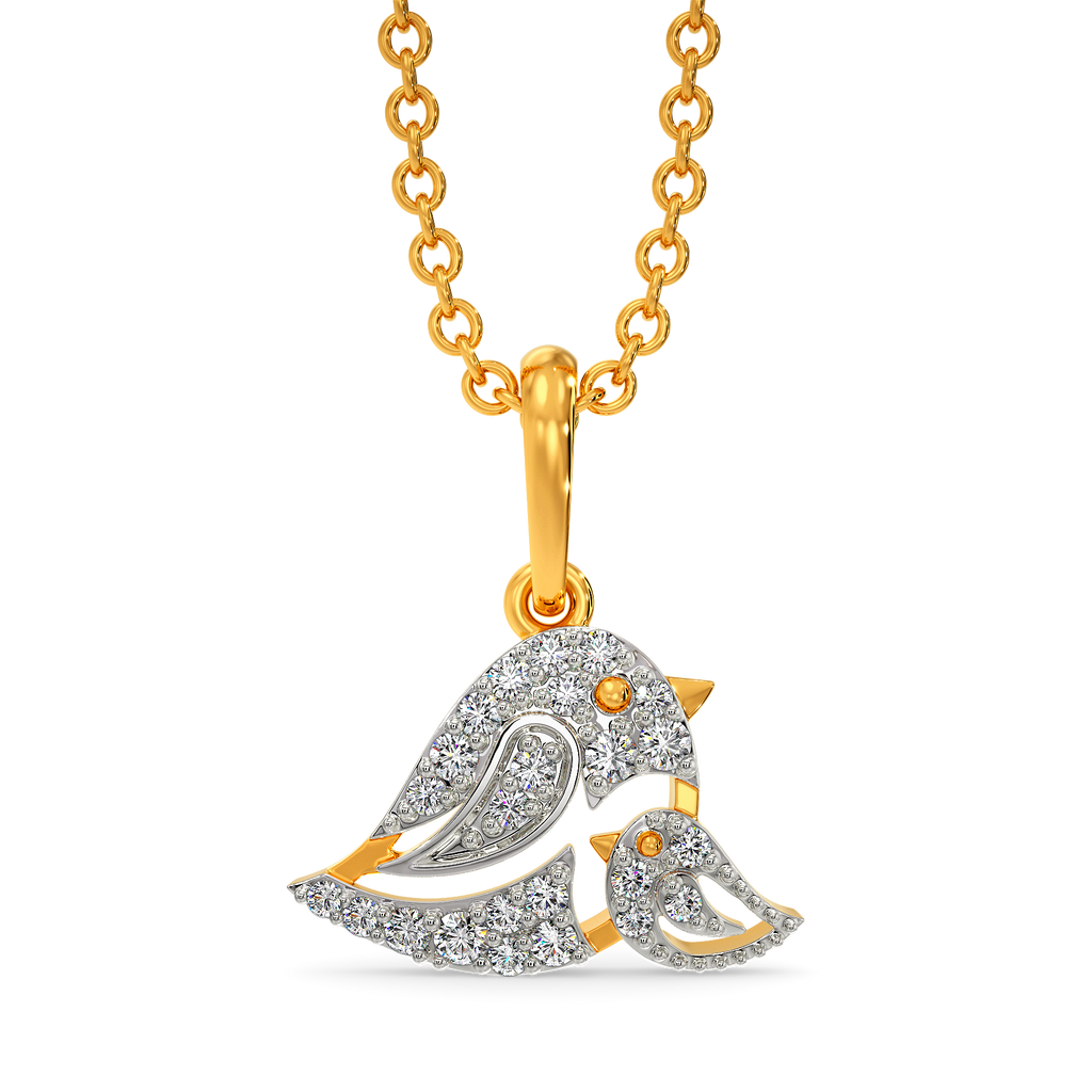 Cradled in Love Diamond Pendants