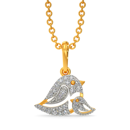 Cradled in Love Diamond Pendants