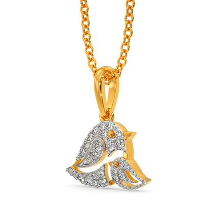 Cradled in Love Diamond Pendants