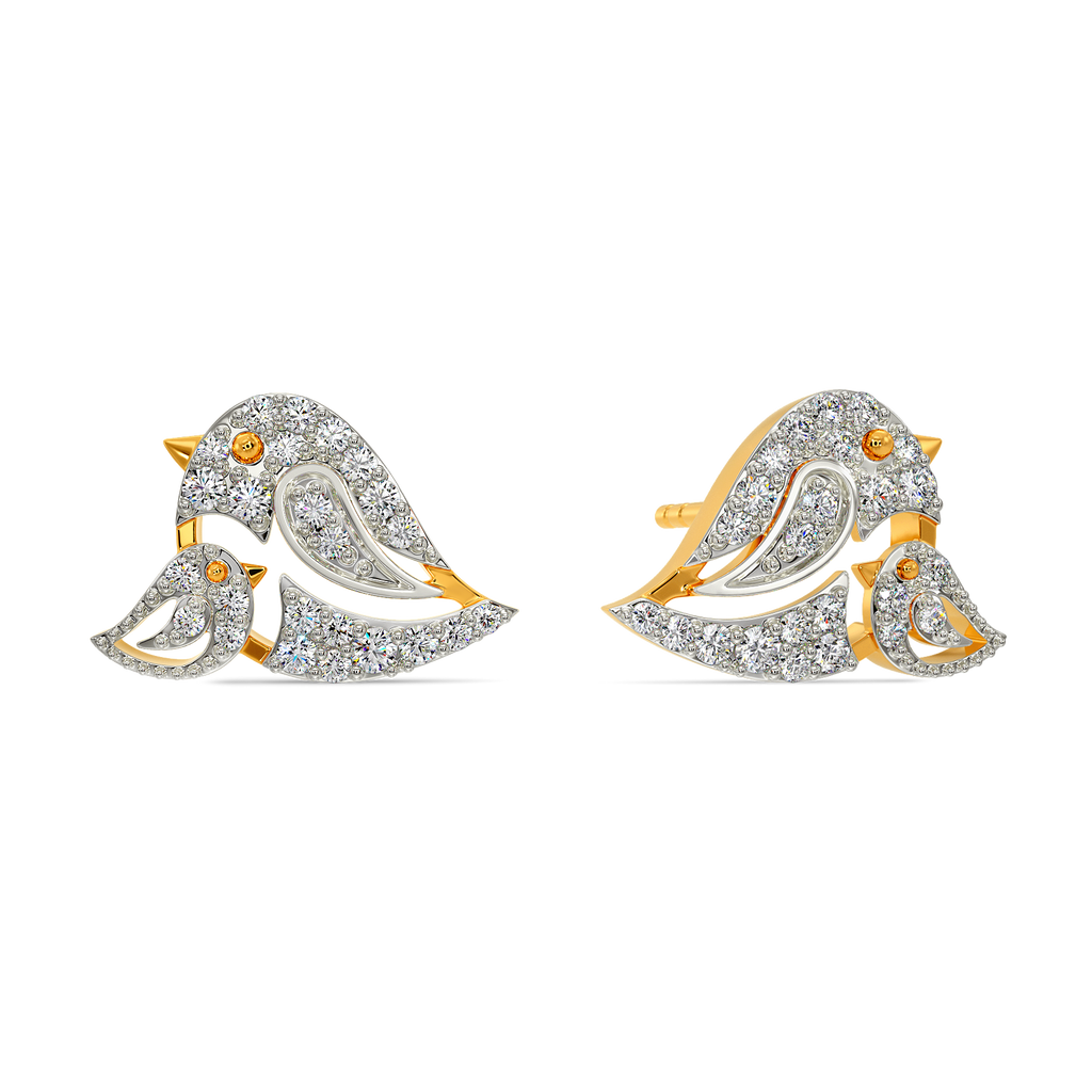 Cradled in Love Diamond Earrings