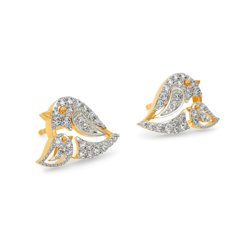 Cradled in Love Diamond Earrings