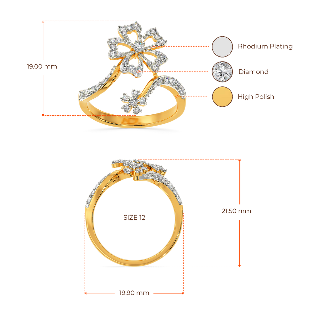 My Happy Place Diamond Rings