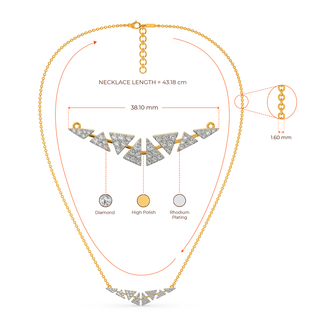 Its the Nineties Diamond Necklaces