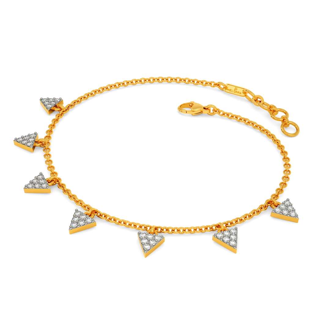Modern Minimalist Diamond Bracelets
