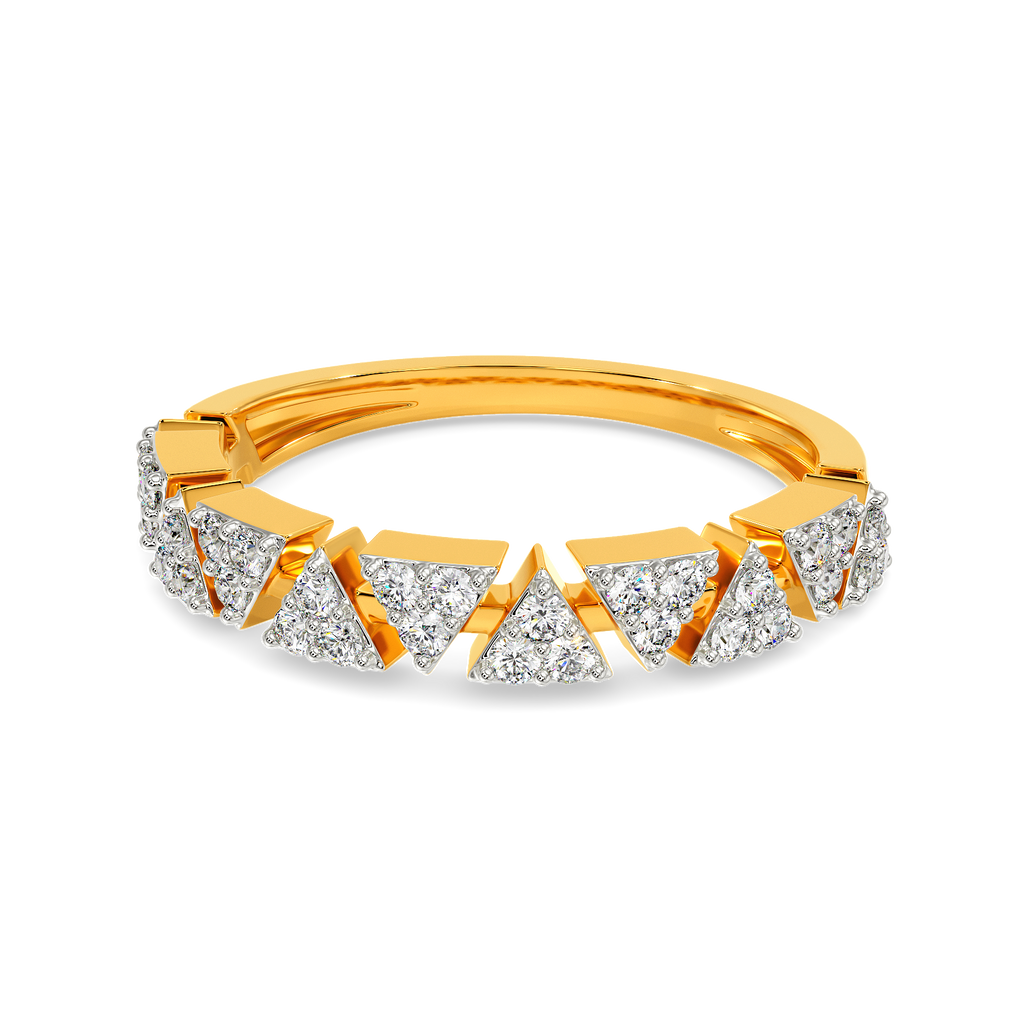 Modern Minimalist Diamond Rings