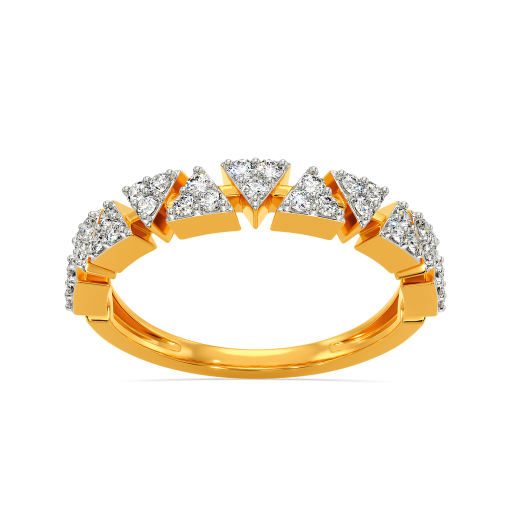 Modern Minimalist Diamond Rings