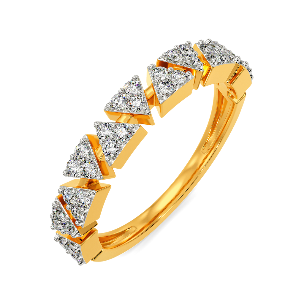 Modern Minimalist Diamond Rings