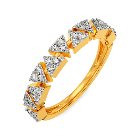 Modern Minimalist Diamond Rings