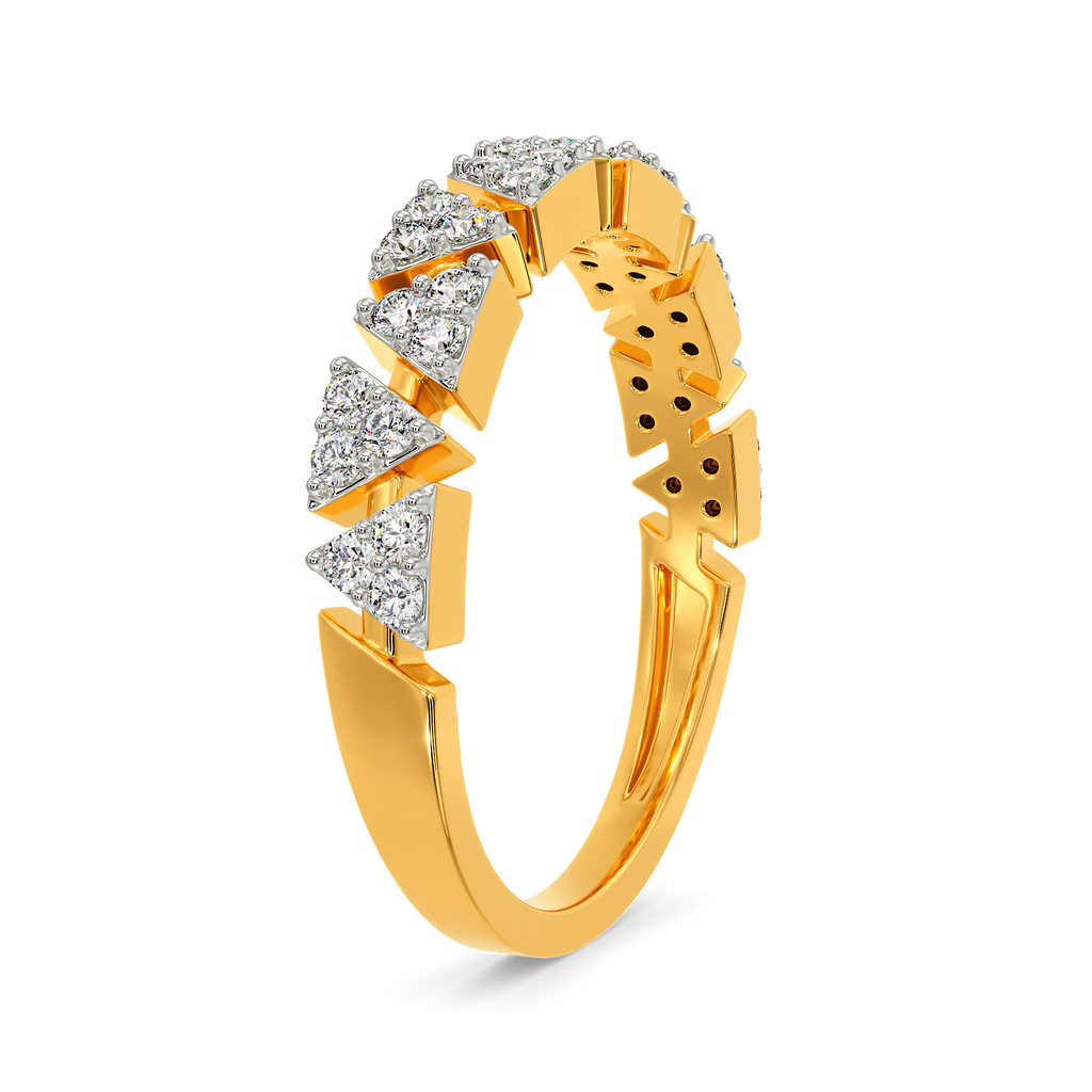 Modern Minimalist Diamond Rings