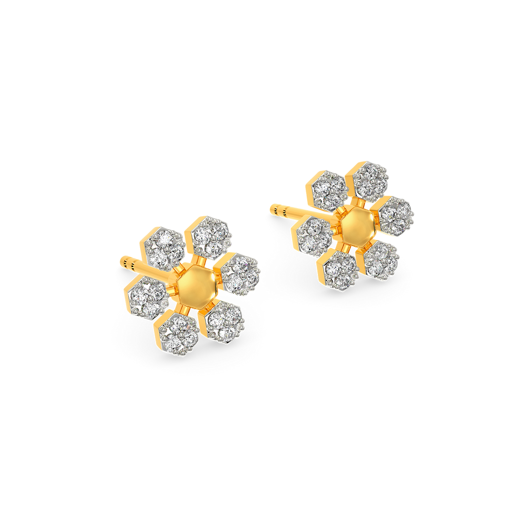 Nineties Nostalgia Diamond Earrings