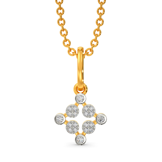 Nineties Charm Diamond Pendants