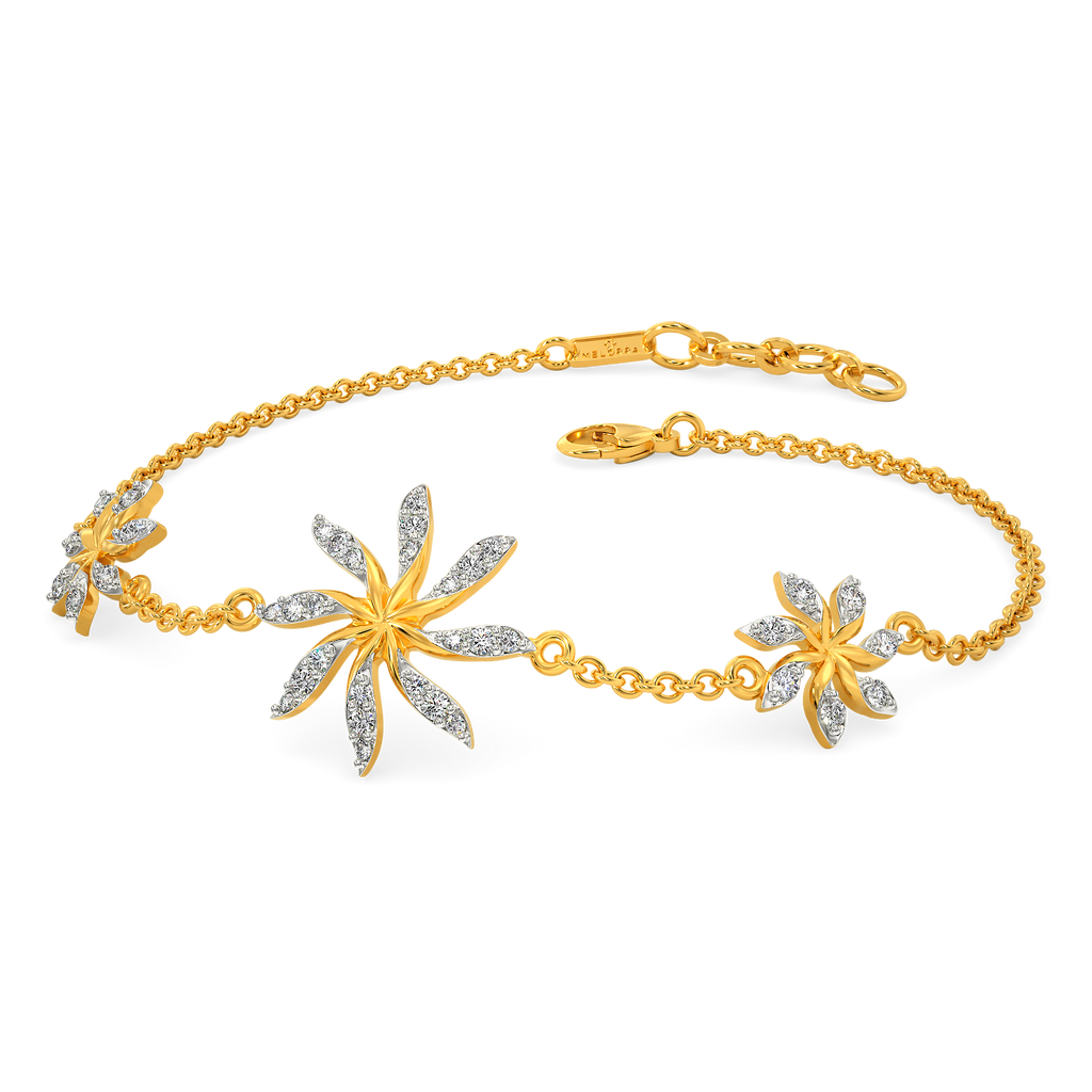 Ruffle Flair Diamond Bracelets