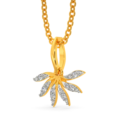 Ruffle Flair Diamond Pendants