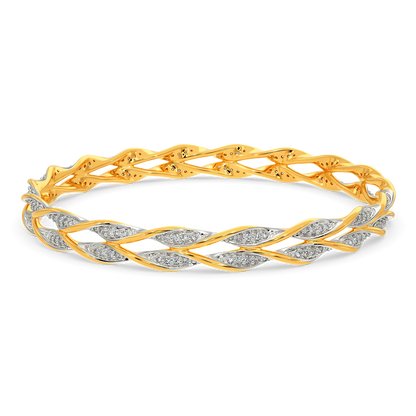 Ruffle Mania Diamond Bangles