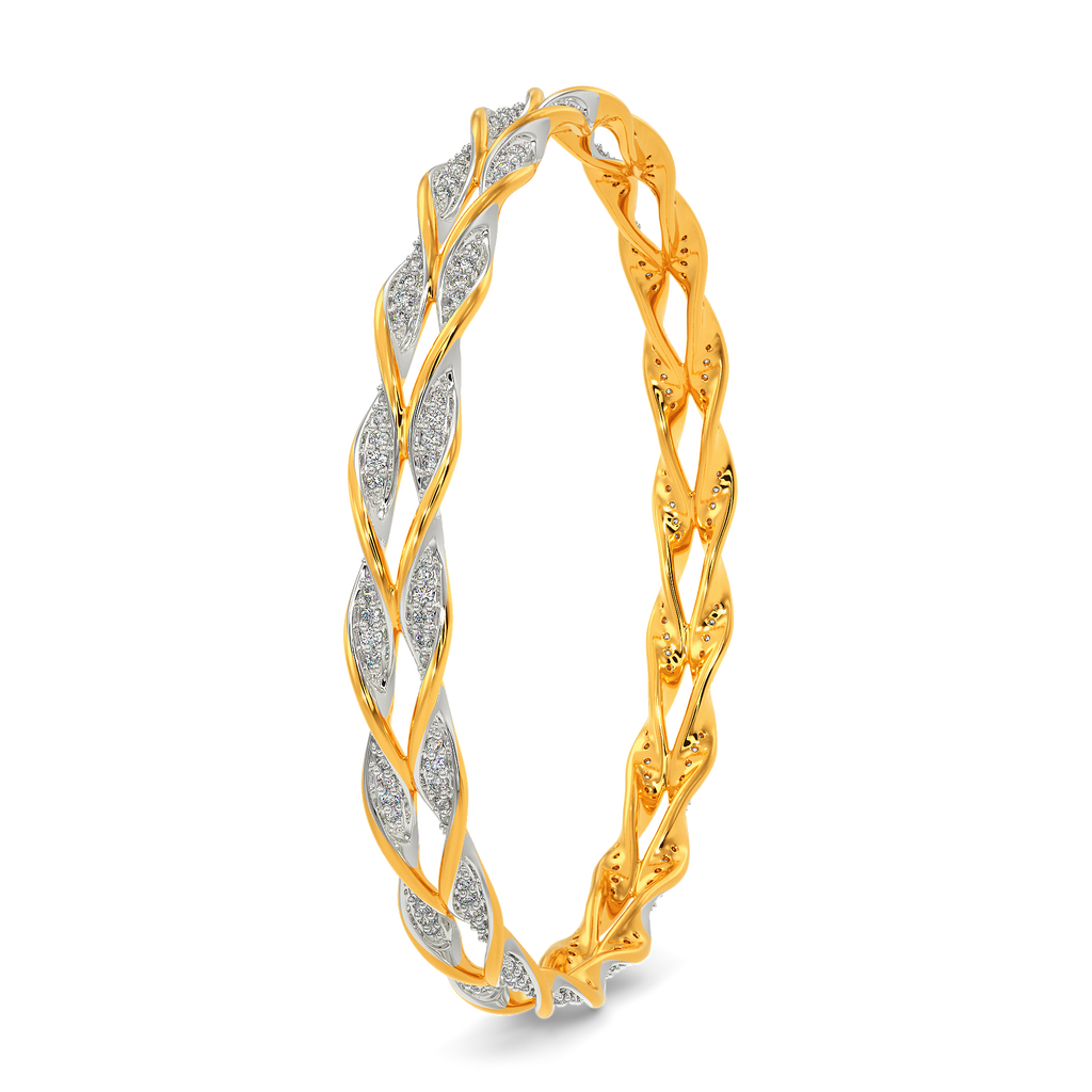 Ruffle Mania Diamond Bangles