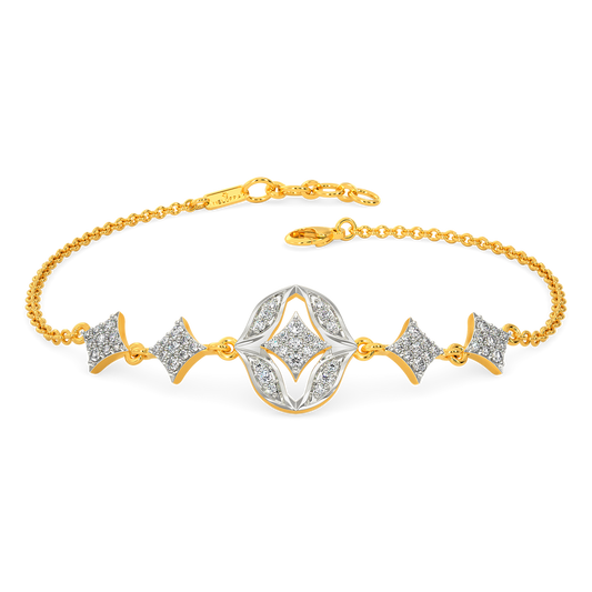 Ruffle Mood Diamond Bracelets