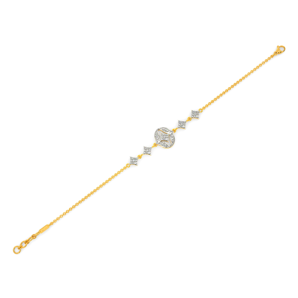 Ruffle Mood Diamond Bracelets