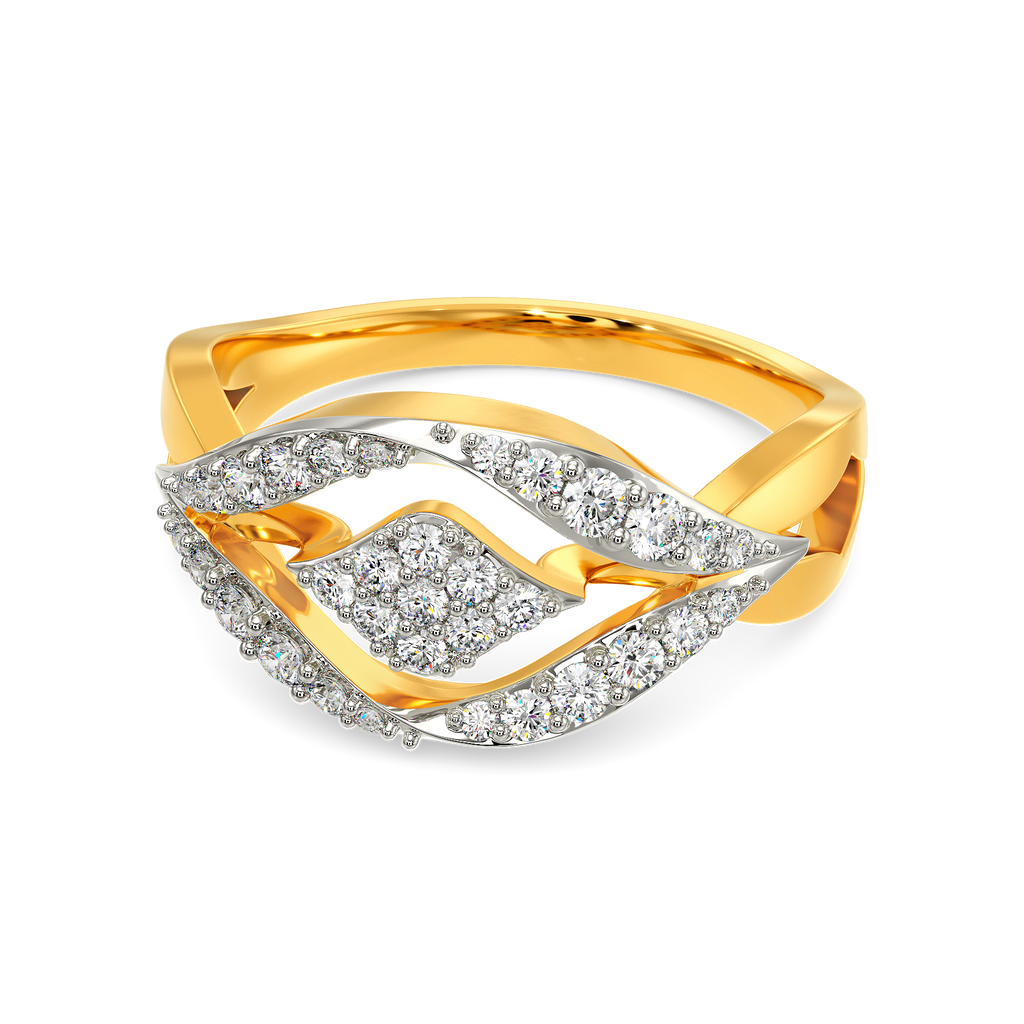 Ruffle Mood Diamond Rings