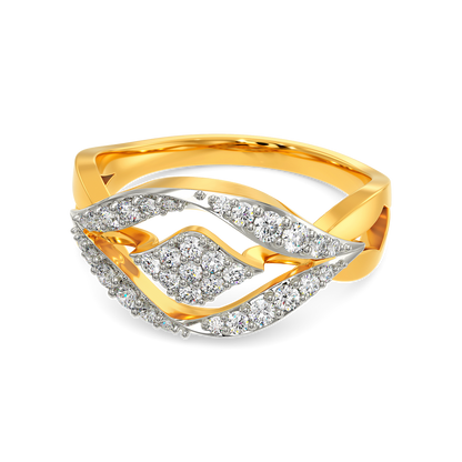 Ruffle Mood Diamond Rings