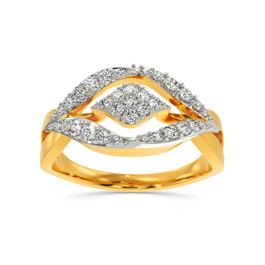 Ruffle Mood Diamond Rings