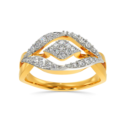 Ruffle Mood Diamond Rings