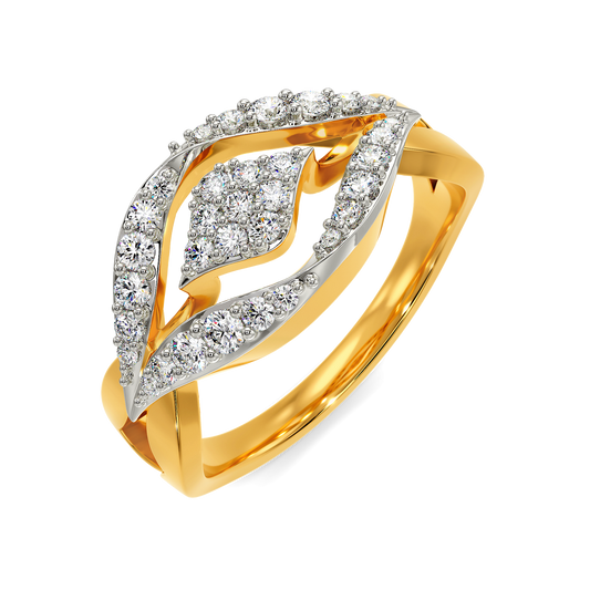 Ruffle Mood Diamond Rings