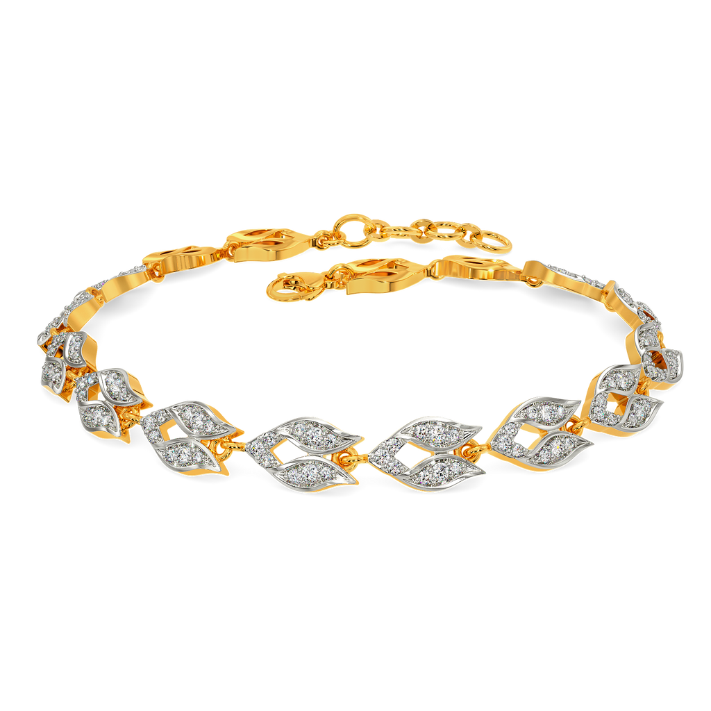 Ruffle Sheer Diamond Bracelets