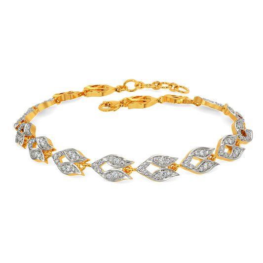 Ruffle Sheer Diamond Bracelets