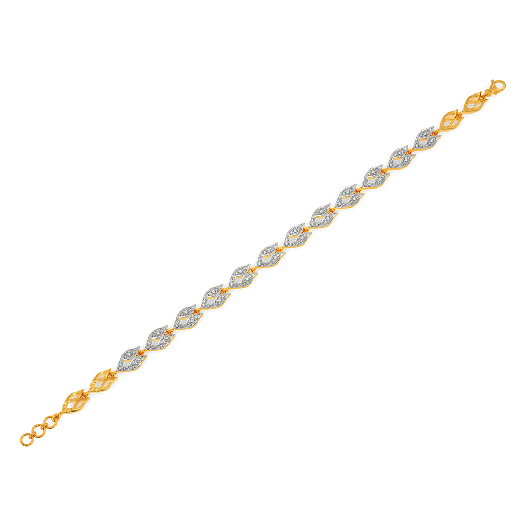 Ruffle Sheer Diamond Bracelets