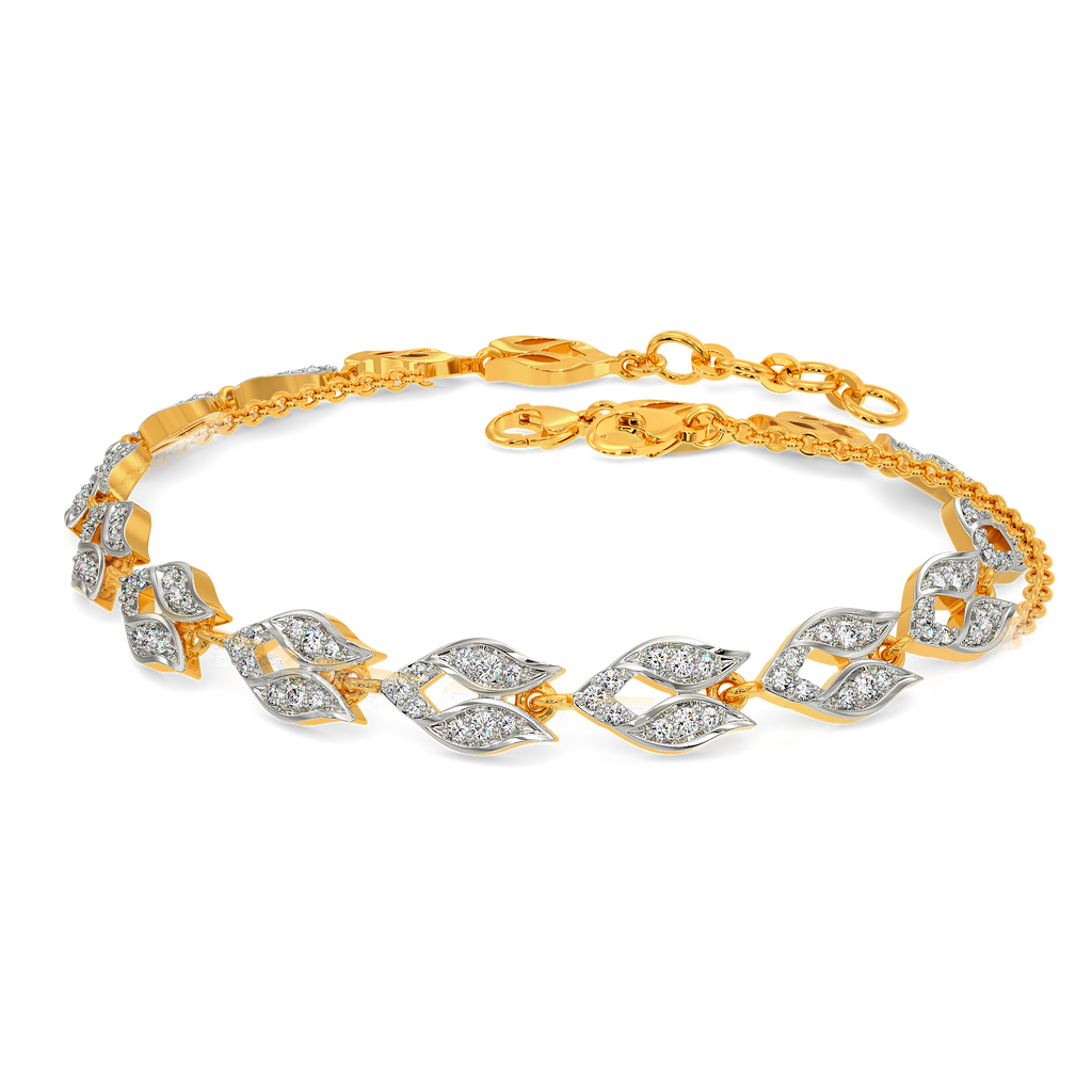 Ruffle Sheer Diamond Bracelets
