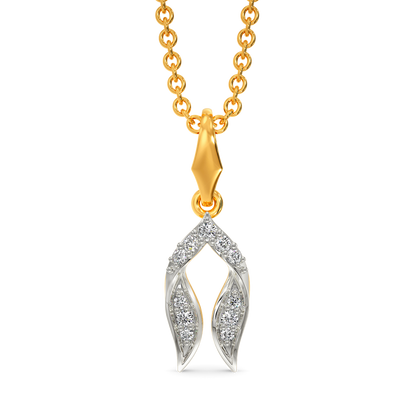 Ruffle Fling Diamond Pendants