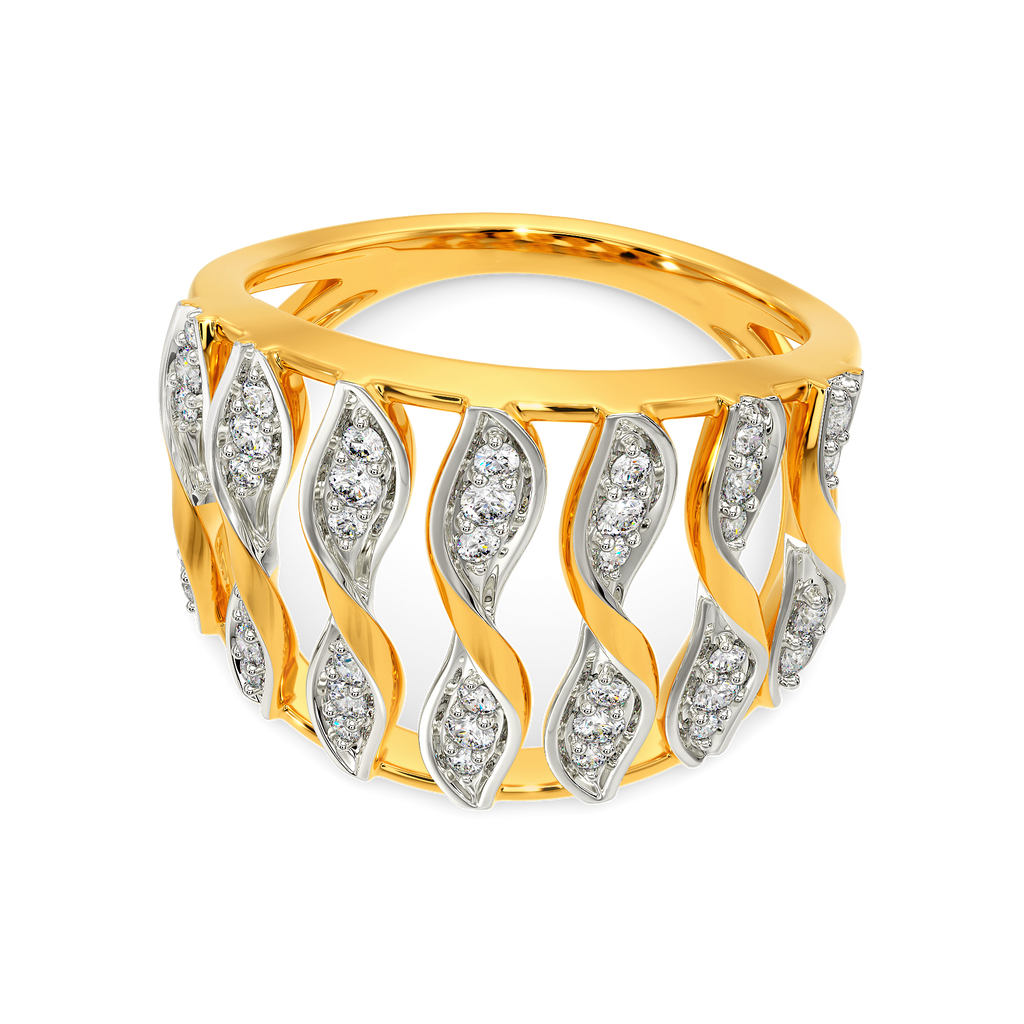 Rush O Ruffles Diamond Rings