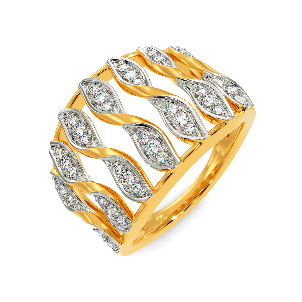 Rush O Ruffles Diamond Rings