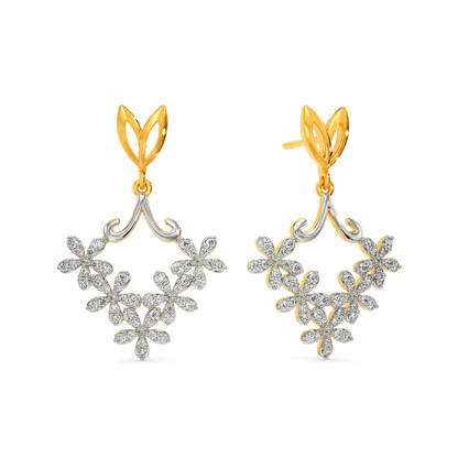 Spark of Romance  Diamond Earrings