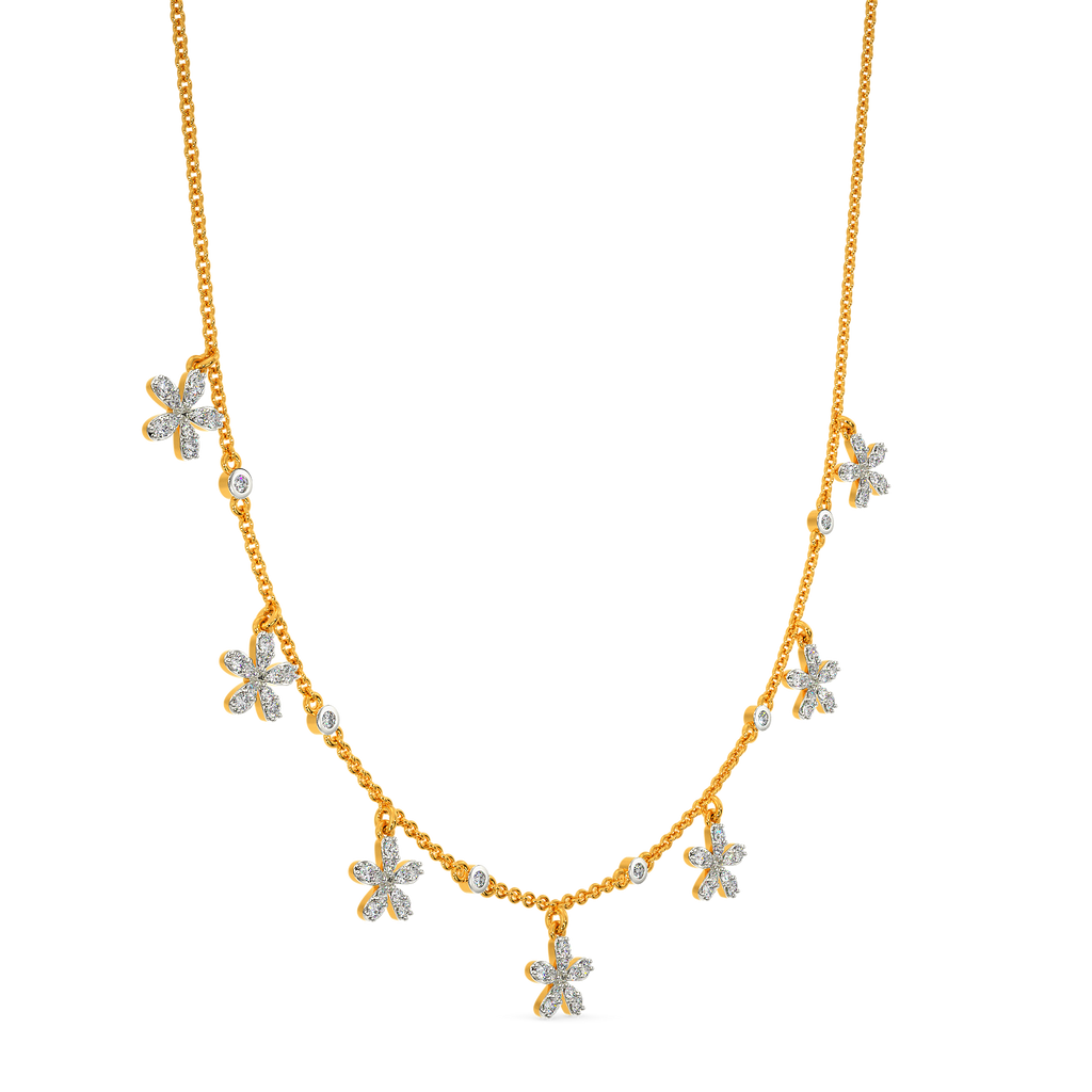 Spark of Romance  Diamond Necklaces