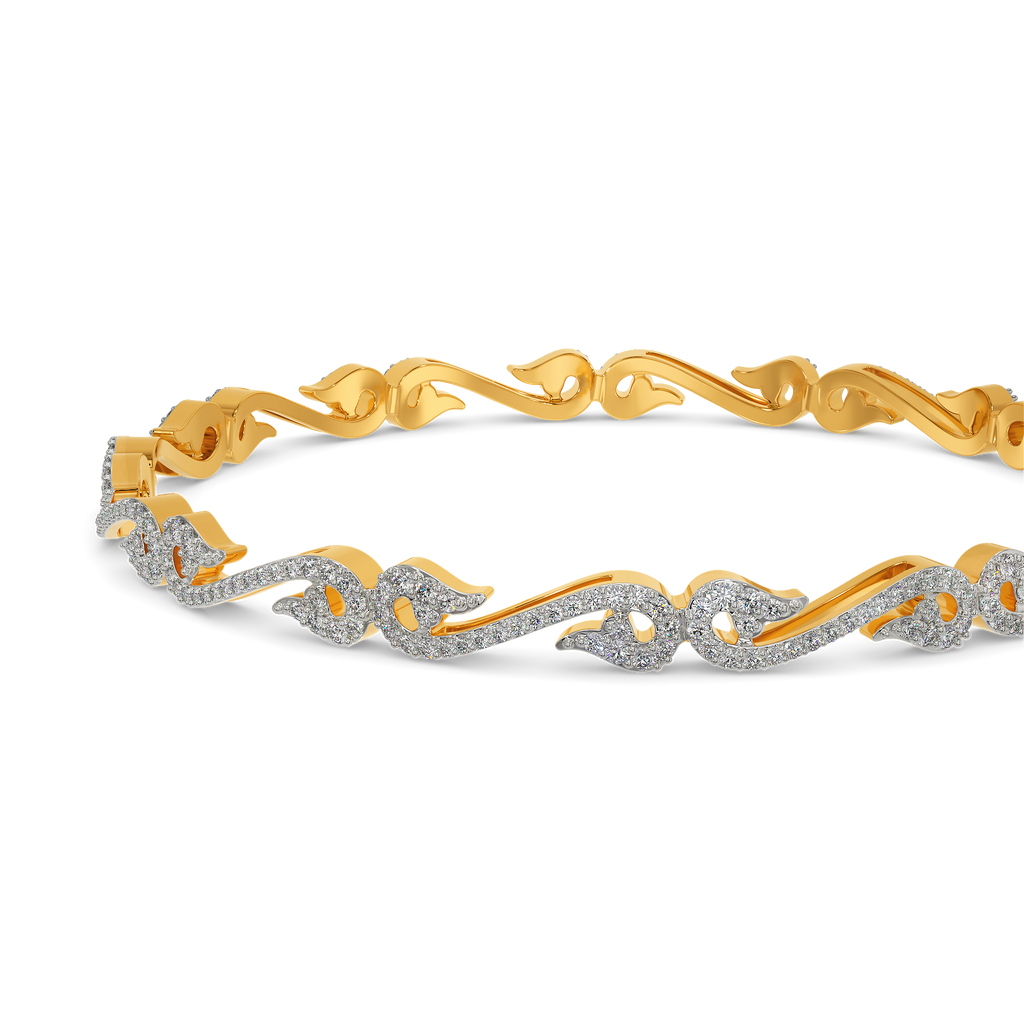 Breezy Romance Diamond Bangles