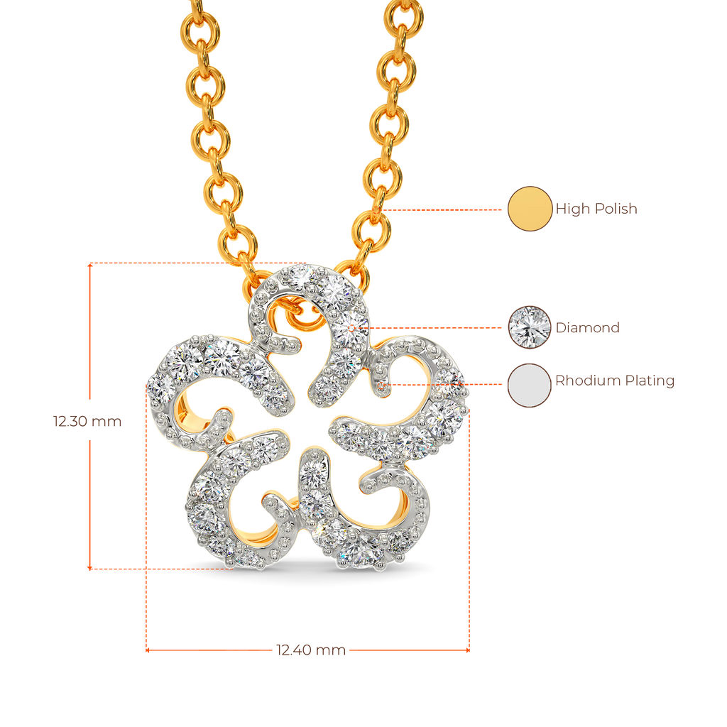 Sunset Whispers Diamond Pendants