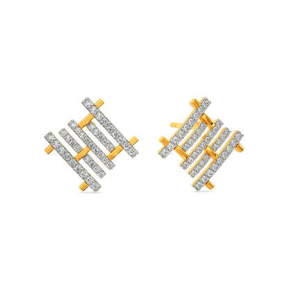 Weave Wanderlust Diamond Earrings