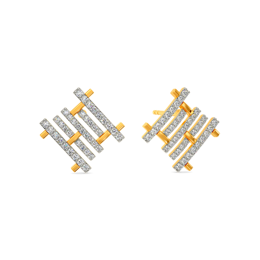 Weave Wanderlust Diamond Earrings