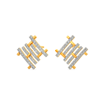 Weave Wanderlust Diamond Earrings