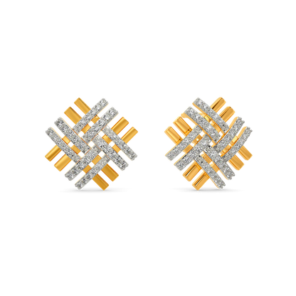 Knotty Essentials Diamond Earrings