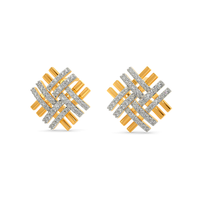 Knotty Essentials Diamond Earrings