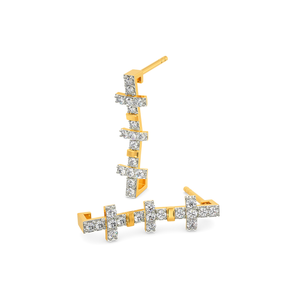 Big Bag Theory Diamond Earrings
