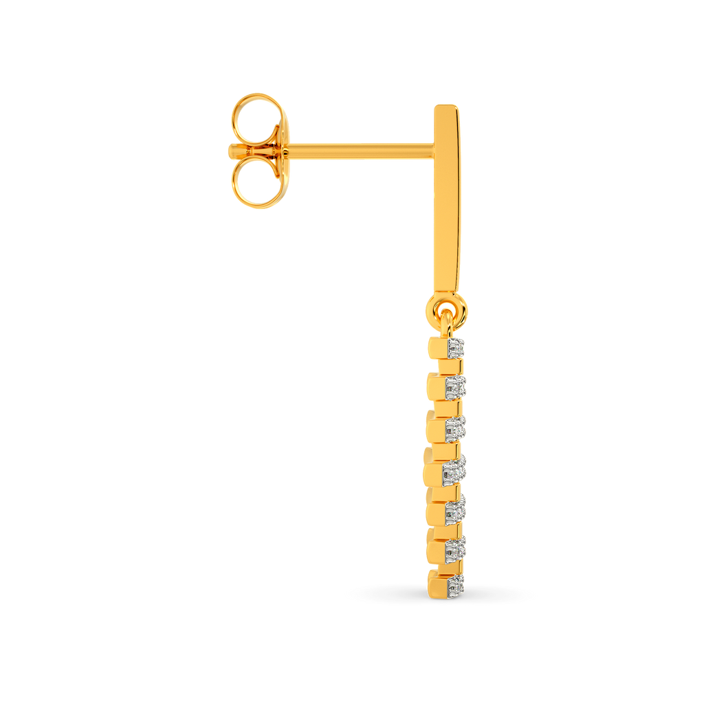 Whimsically Woven Diamond Earrings
