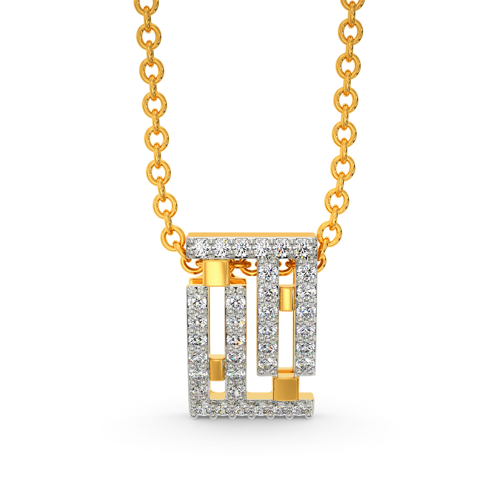 Express in Weaves Diamond Pendants